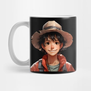 Reimagined Monkey D. Luffy from One Piece Mug